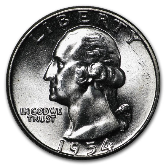 1954 Washington Quarter BU 1954 Washington Quarter BU